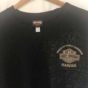 Harley Davidson Honolulu Hawaii T-shirt Size 2 XL